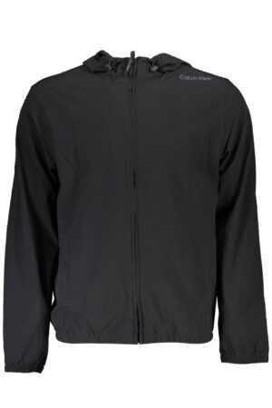 CALVIN KLEIN FELPA CON ZIP UOMO NERO