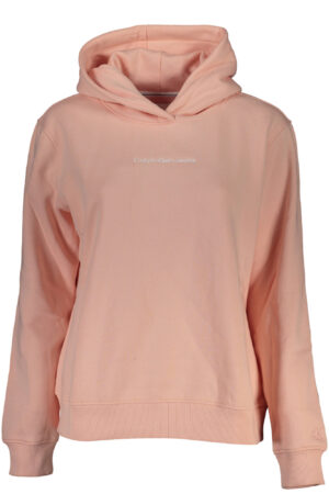 CALVIN KLEIN FELPA SENZA ZIP DONNA ROSA