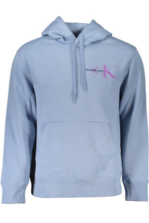 CALVIN KLEIN FELPA SENZA ZIP UOMO AZZURRO