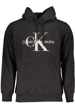 CALVIN KLEIN FELPA SENZA ZIP UOMO NERO