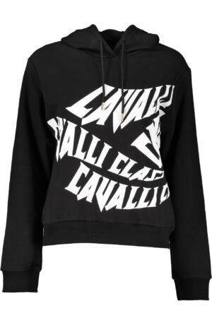 CAVALLI CLASS FELPA SENZA ZIP DONNA NERO