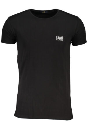 CAVALLI CLASS T-SHIRT MANICHE CORTE UOMO NERO