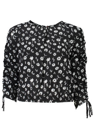 DESIGUAL CAMICIA MANICHE LUNGHE DONNA NERO
