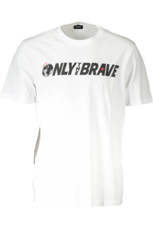 DIESEL T-SHIRT MANICHE CORTE UOMO BIANCO