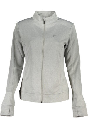 FILA FELPA CON ZIP DONNA GRIGIO