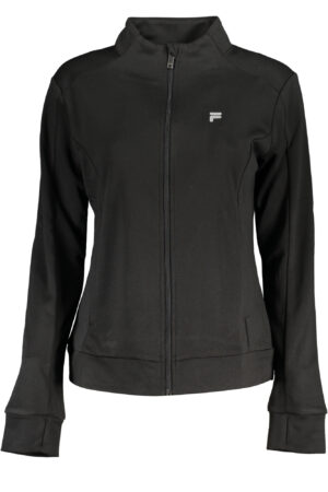 FILA FELPA CON ZIP DONNA NERO
