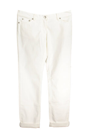 FRED PERRY PANTALONE DONNA BIANCO