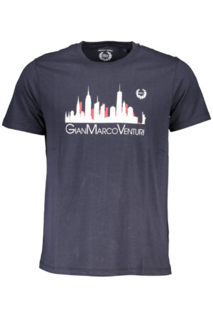 GIAN MARCO VENTURI T-SHIRT MANICHE CORTE UOMO BLU