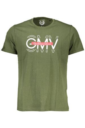 GIAN MARCO VENTURI T-SHIRT MANICHE CORTE UOMO VERDE