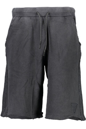 GUESS JEANS PANTALONE BERMUDA UOMO NERO