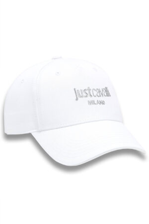 JUST CAVALLI CAPPELLO UOMO BIANCO