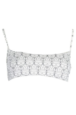KARL LAGERFELD BEACHWEAR COSTUME PARTE SOPRA DONNA BIANCO