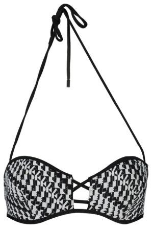 KARL LAGERFELD BEACHWEAR COSTUME PARTE SOPRA DONNA NERO