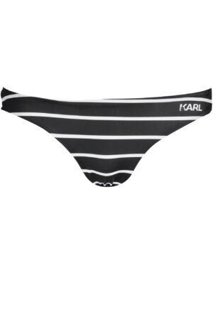 KARL LAGERFELD BEACHWEAR COSTUME PARTE SOTTO DONNA NERO