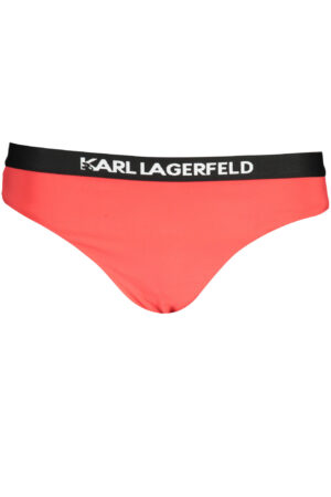 KARL LAGERFELD BEACHWEAR COSTUME PARTE SOTTO DONNA ROSSO