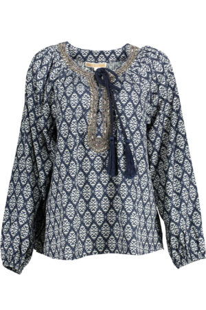 KOCCA CAMICIA MANICHE LUNGHE DONNA BLU