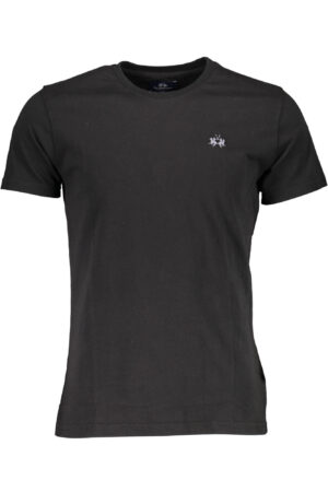 LA MARTINA T-SHIRT MANICHE CORTE UOMO NERO