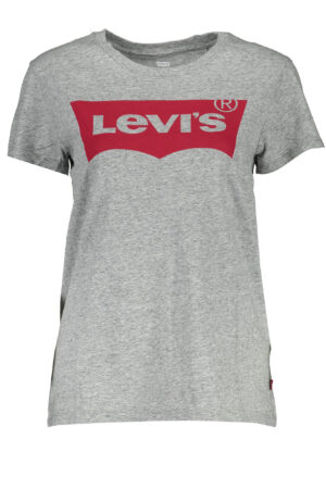 LEVI'S T-SHIRT MANICHE CORTE DONNA GRIGIO