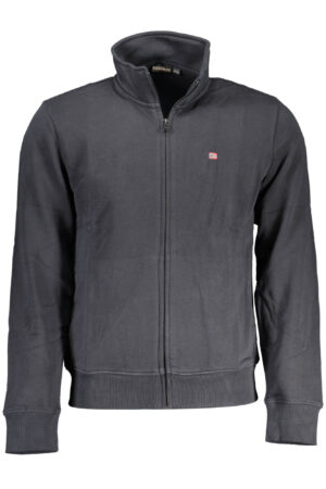 NAPAPIJRI FELPA CON ZIP UOMO NERO