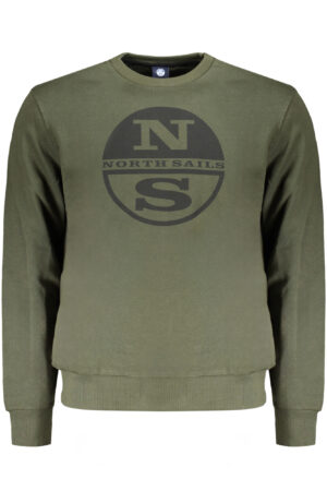 NORTH SAILS FELPA SENZA ZIP UOMO VERDE
