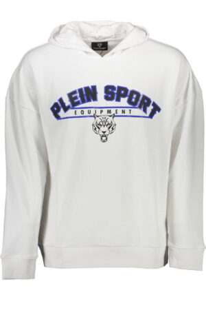 PLEIN SPORT FELPA SENZA ZIP UOMO BIANCO