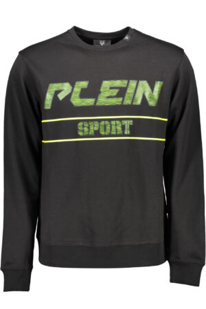 PLEIN SPORT FELPA SENZA ZIP UOMO NERO