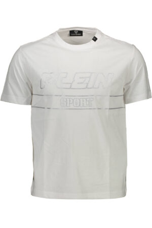 PLEIN SPORT T-SHIRT MANICHE CORTE UOMO BIANCO