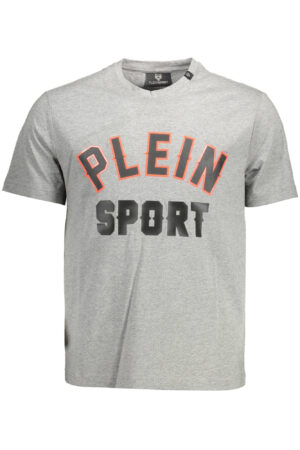 PLEIN SPORT T-SHIRT MANICHE CORTE UOMO GRIGIO