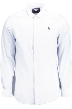 U.S. POLO CAMICIA MANICHE LUNGHE UOMO AZZURRO