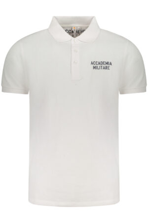 ACCADEMIA MILITARE POLO MANICHE CORTE UOMO BIANCO