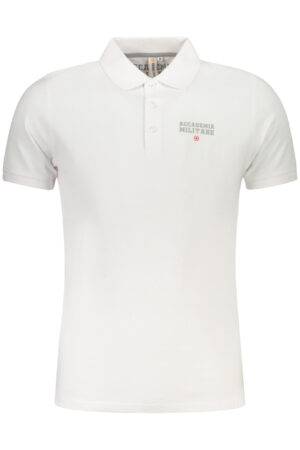 ACCADEMIA MILITARE POLO MANICHE CORTE UOMO BIANCO