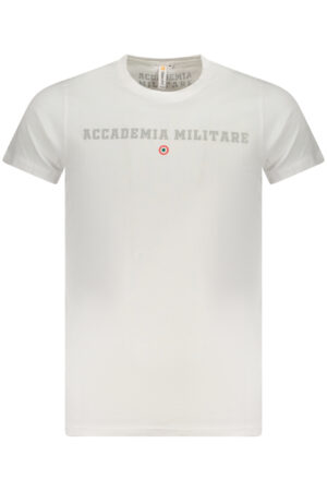 ACCADEMIA MILITARE T-SHIRT MANICHE CORTE UOMO BIANCO