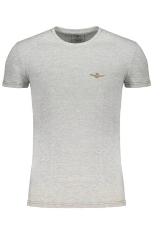 AERONAUTICA MILITARE T-SHIRT MANICHE CORTE UOMO GRIGIO