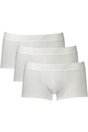 BIKKEMBERGS BOXER UOMO BIANCO