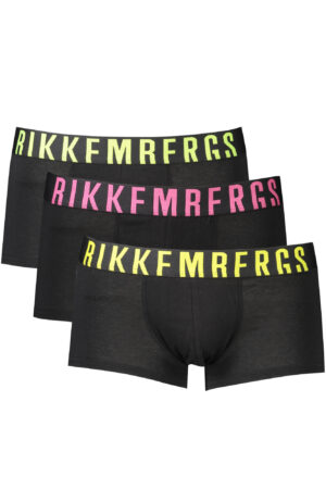 BIKKEMBERGS BOXER UOMO NERO