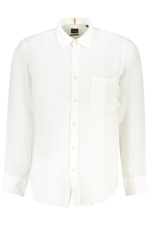 BOSS CAMICIA MANICHE LUNGHE UOMO BIANCO
