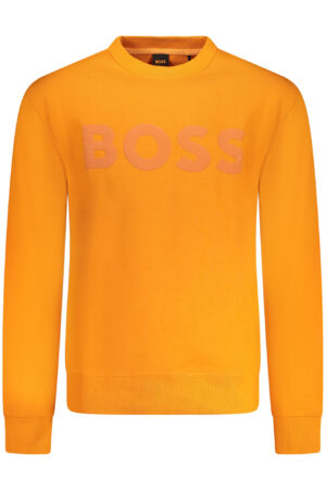 BOSS FELPA SENZA ZIP UOMO ARANCIO