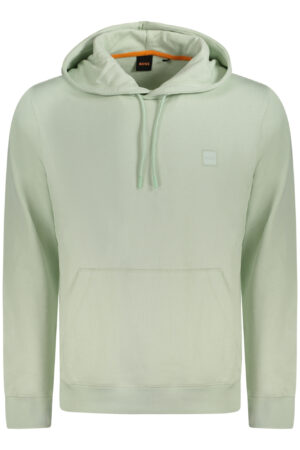 BOSS FELPA SENZA ZIP UOMO VERDE