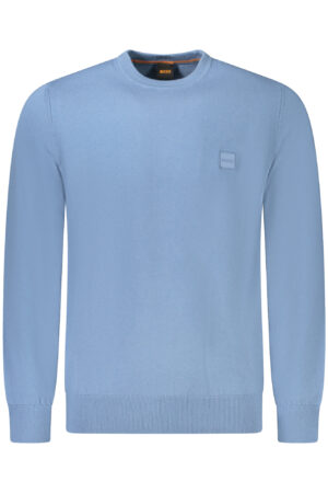 BOSS MAGLIA UOMO AZZURRO