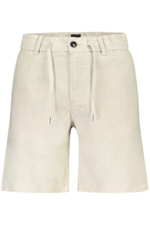 BOSS PANTALONE BERMUDA UOMO BEIGE