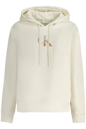 CALVIN KLEIN FELPA SENZA ZIP DONNA BIANCO