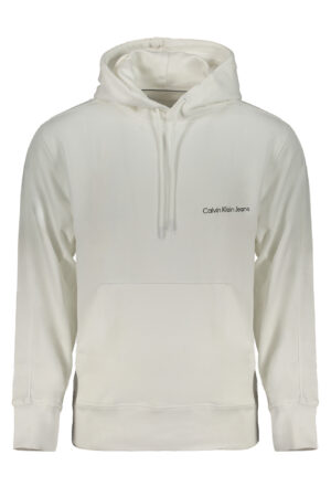 CALVIN KLEIN FELPA SENZA ZIP UOMO BIANCO