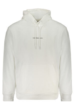 CALVIN KLEIN FELPA SENZA ZIP UOMO BIANCO