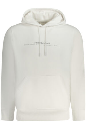 CALVIN KLEIN FELPA SENZA ZIP UOMO BIANCO