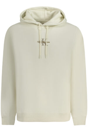 CALVIN KLEIN FELPA SENZA ZIP UOMO BIANCO