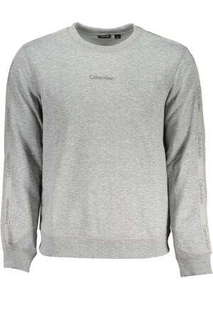 CALVIN KLEIN FELPA SENZA ZIP UOMO GRIGIO