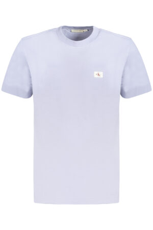 CALVIN KLEIN T-SHIRT MANICHE CORTE UOMO AZZURRO