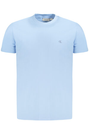 CALVIN KLEIN T-SHIRT MANICHE CORTE UOMO AZZURRO