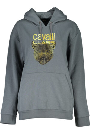 CAVALLI CLASS FELPA SENZA ZIP DONNA GRIGIO