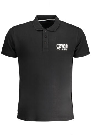 CAVALLI CLASS POLO MANICHE CORTE UOMO NERO